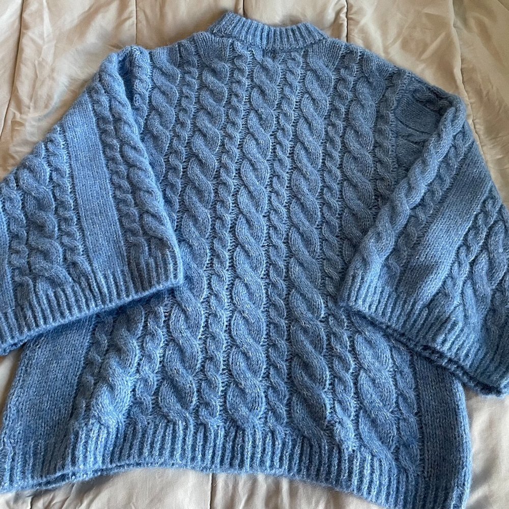 oversized Alpaca Blend knitted sweater